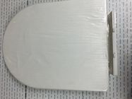 Bathroom Plastic Elongated Toilet Seat With Double Hole And Super Spiral Joint