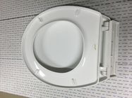 Customized O - Type White Plastic Toilet Seat Lid One Push Button Quick Release