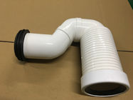 Lightweight S Trap Toilet Waste Pipe Connector / 90 Pan Connector White Color